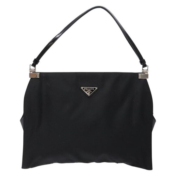 Prada Re-Nylon Black Nylon Shoulder Bag (Pre-Owned) - Picture 1 of 16